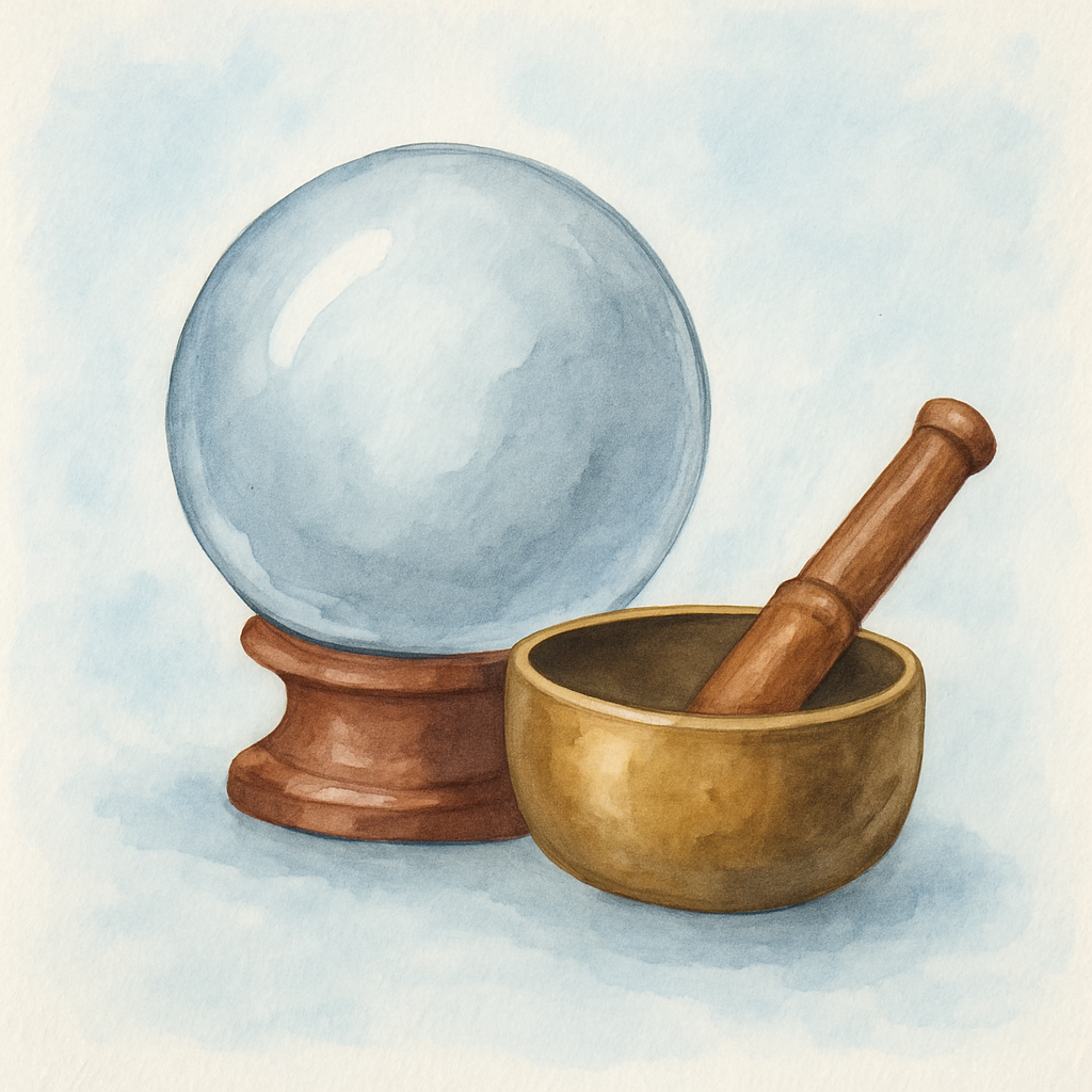 Bolas adivinatorias y meditación
