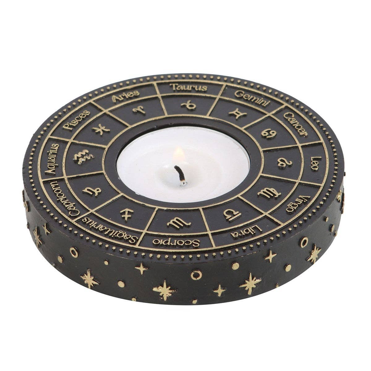 Portavelas Astrology Wheel Detalle
