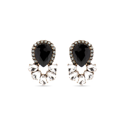 Pendientes con Cristal Multicolor acabado oro 18k - Likore