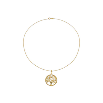 Collar con Circonita Brillante acabado oro 18k - Timew