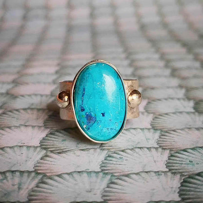 Anillo Celeste Ajustable