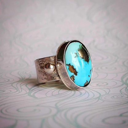Anillo Celeste Ajustable
