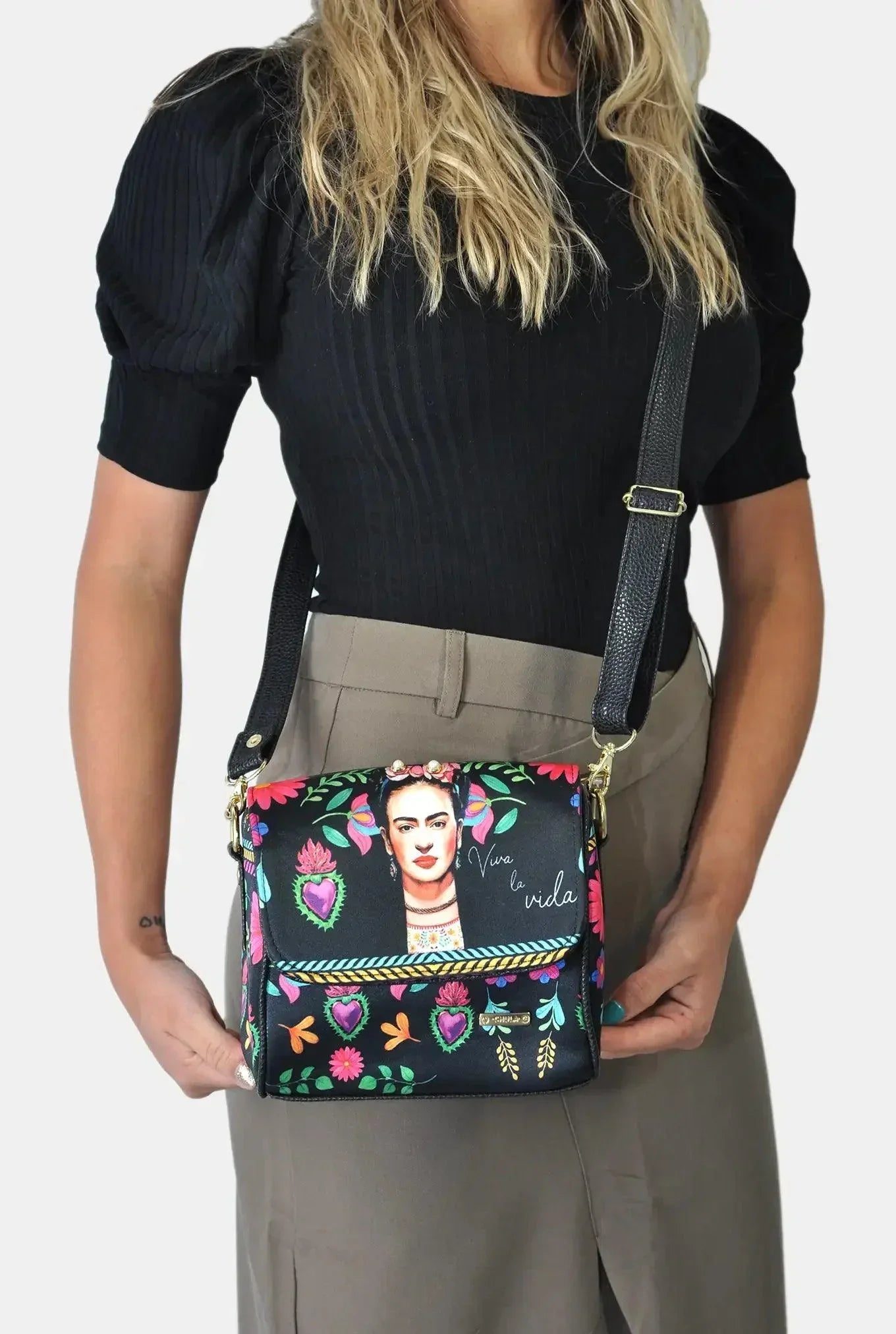 Bolso Bandolera pequeño Mini Baúl Frida Rouse | CHULA Tulum