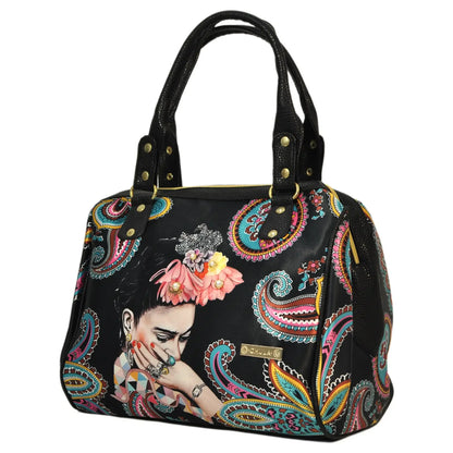 Bolso de hombro mediano Celia Frida Kahlo Multicolor | CHULA Tulum