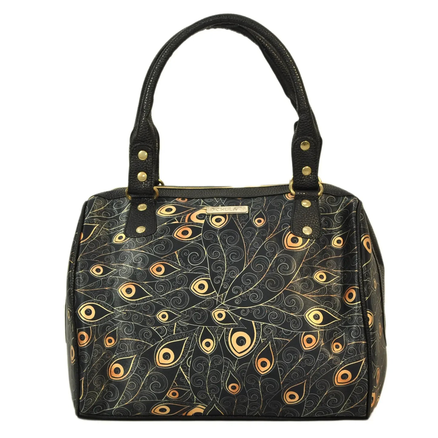 Bolso de hombro mediano Celia Peacock Golden | CHULA Tulum