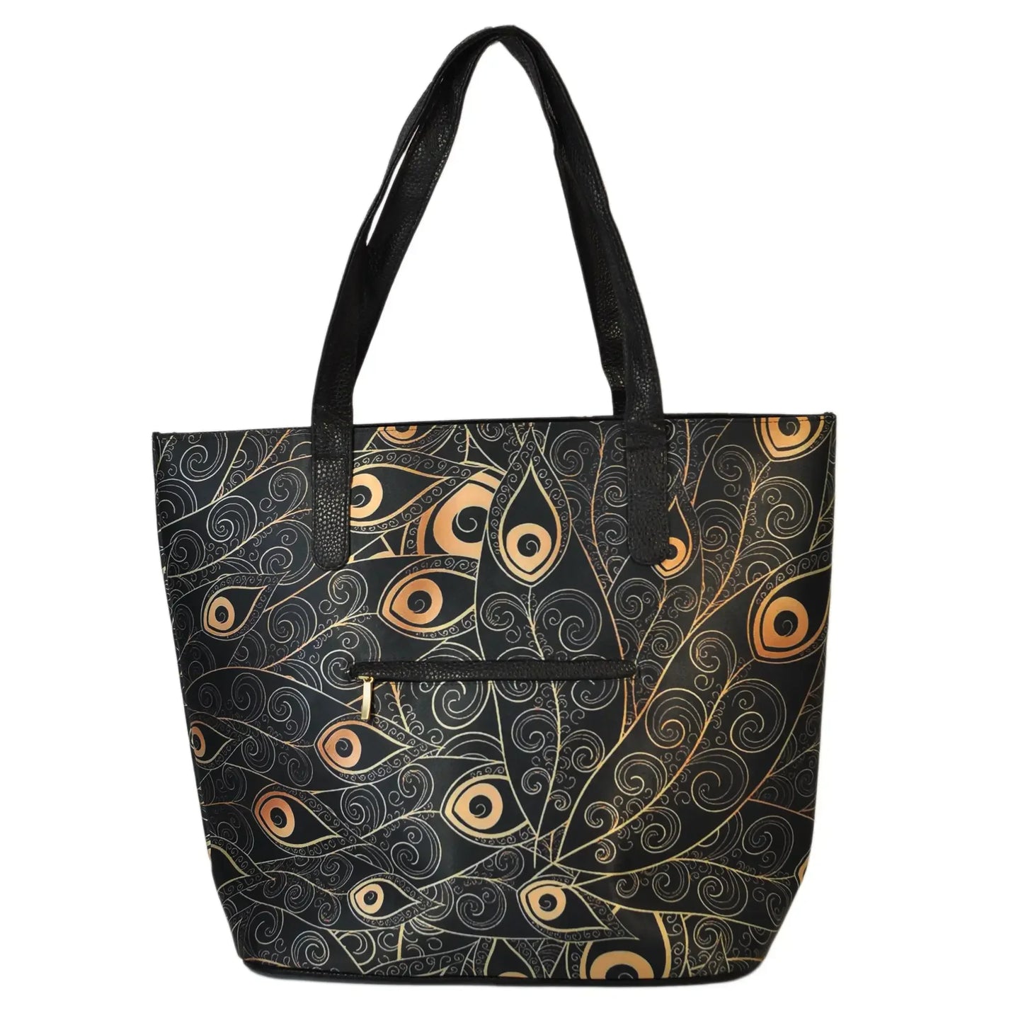 Bolso de hombro grande Nahomi Peacock Golden | CHULA Tulum