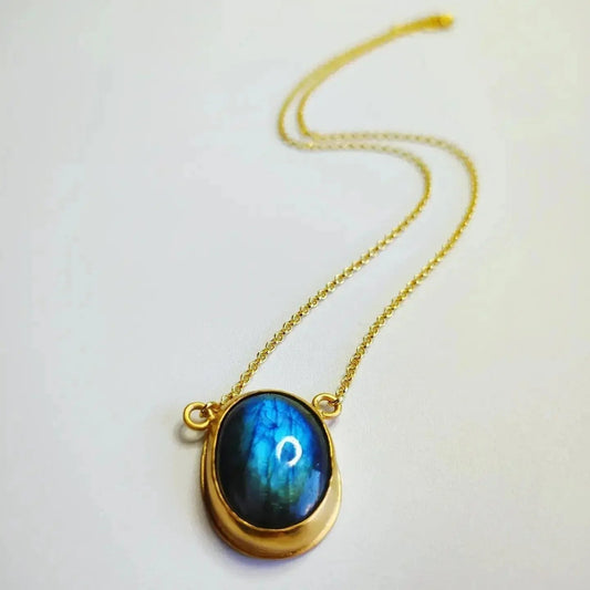 Colgante Labradorita Oval