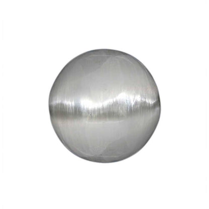 Esfera grande de selenita, detalle brillos