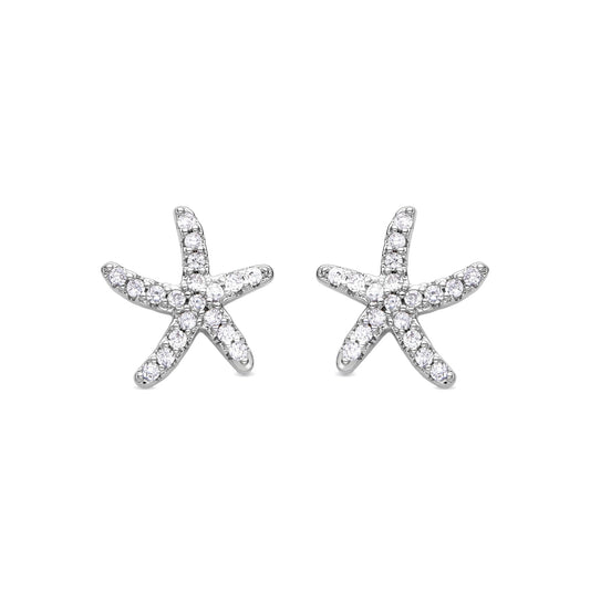 Pendientes acabado plata