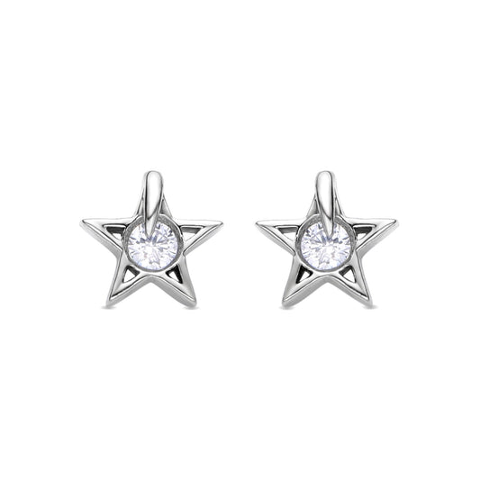 Pendientes acabado plata