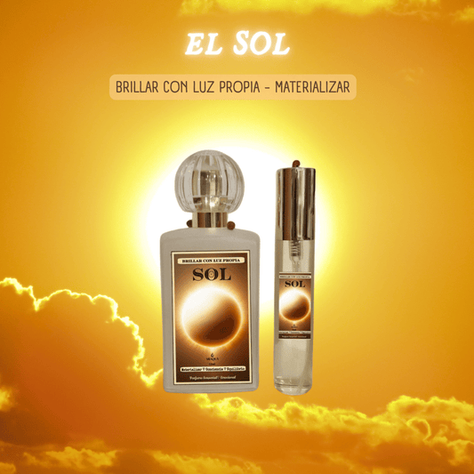 Perfume El Sol 50ml - Vitalidad y Brillo Propio | Magicka Shop SKU PERF-SOL-50